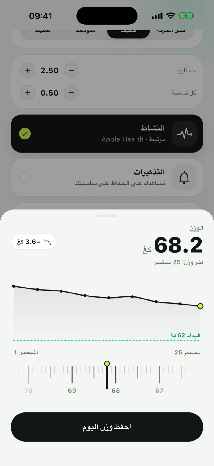 شاشة الوزن